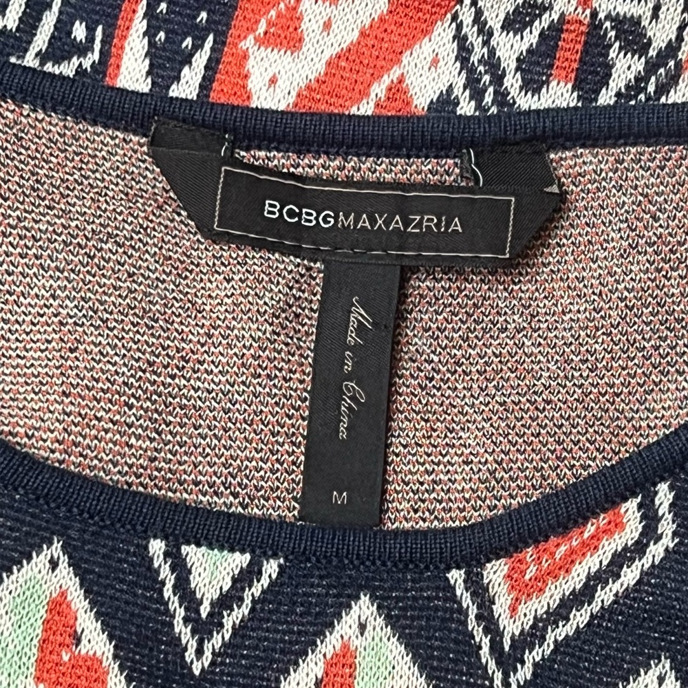 Vintage BCBGMaxAzria Kayla Fair Isle Dress - Picture 4 of 8